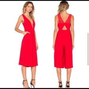 BCBGeneration red jumpsuit. New with tags